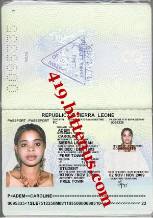 caroline passport